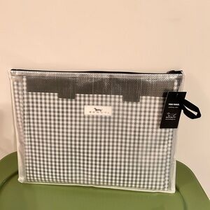 Scout Black and White Gingham carry all backpack